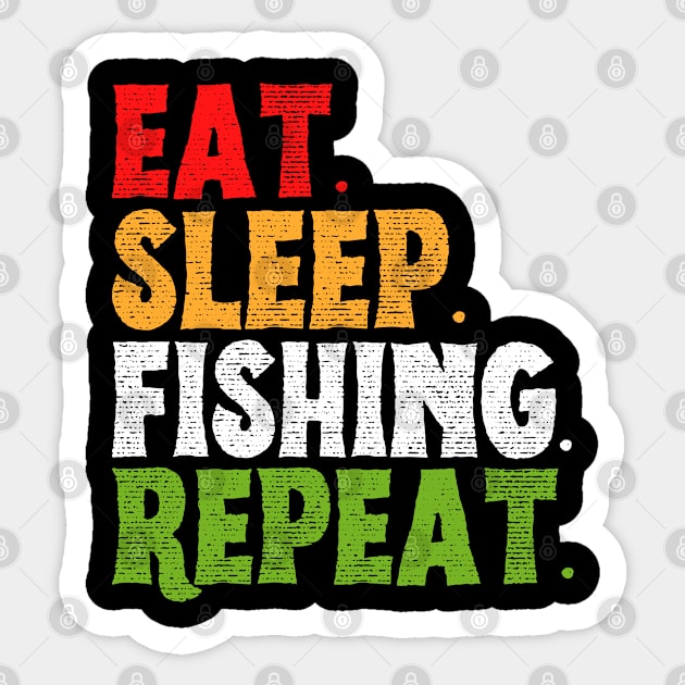 Fishing Lovers Gift Sticker by TShirtHook